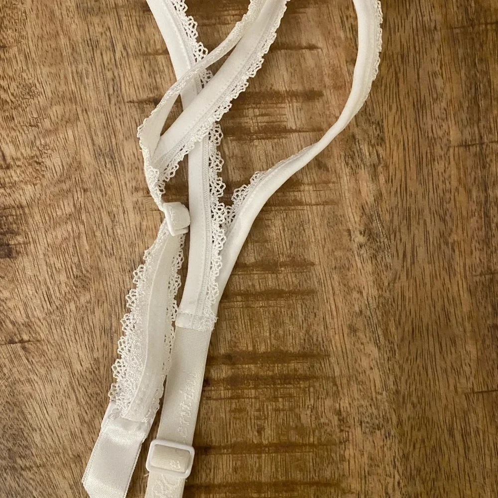 R Crescentini White Lace Garter Belt Made in Italy sexy for waist wedding